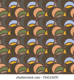 Abstract colorful geometric seamless pattern for new background.