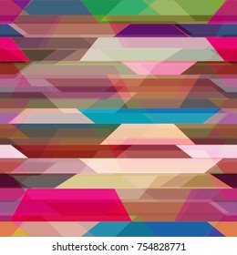 Abstract colorful geometric seamless pattern for new background.