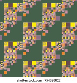 Abstract colorful geometric seamless pattern for new background.