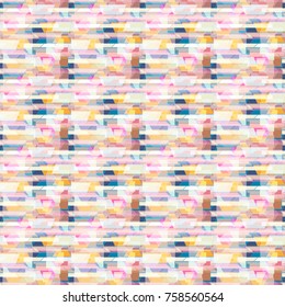 Abstract colorful geometric seamless pattern for new background.