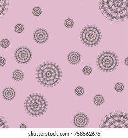 Abstract colorful geometric seamless pattern for new background.
