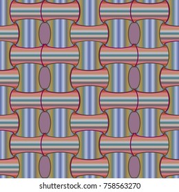 Abstract colorful geometric seamless pattern for new background.