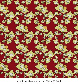 Abstract colorful geometric seamless pattern for new background.