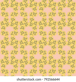 Abstract colorful geometric seamless pattern for new background.