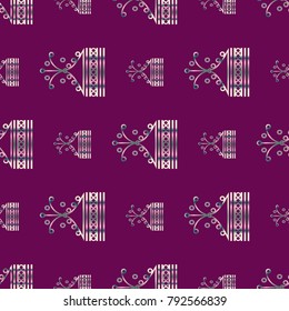 Abstract colorful geometric seamless pattern.