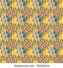 Abstract colorful geometric seamless pattern for new background.