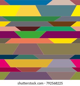 Abstract colorful geometric seamless pattern for new background.