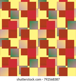 Abstract colorful geometric seamless pattern for new background.