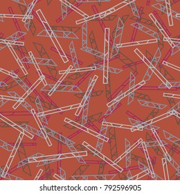 Abstract colorful geometric seamless pattern for new background.