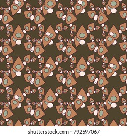 Abstract colorful geometric seamless pattern for new background.