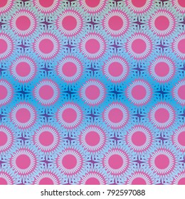 Abstract colorful geometric seamless pattern for new background.