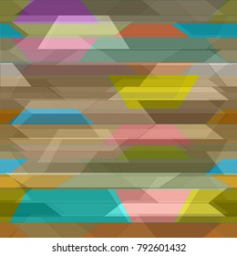 Abstract colorful geometric seamless pattern for new background.