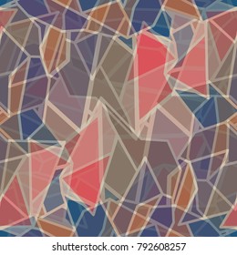 Abstract colorful geometric seamless pattern for new background.