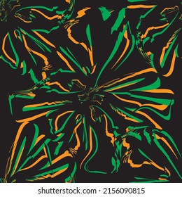 Abstract colorful geometric seamless textile print pattern.
