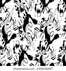 Abstract  colorful geometric seamless textile print pattern. colored Textured Pattern. Creative doodle with different shapes and textures. Curved doodling background
