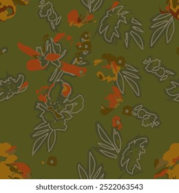 Abstract colorful geometric seamless textile print pattern. colored Textured Pattern. Creative doodle with different shapes and textures. Curved doodling background
