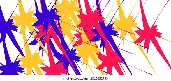 Abstract colorful geometric  shape background 
