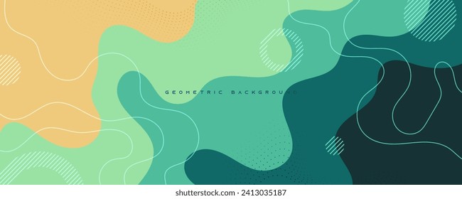 Resumen del fondo de forma geométrica colorida. Diseño de plantilla dinámica para banner, afiche, web.