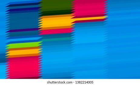Abstract Colorful Geometric Shapes Background Illustrator