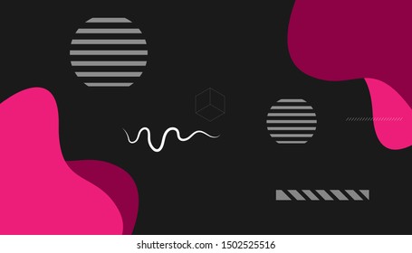 Abstract colorful geometric shapes background. fluid design 