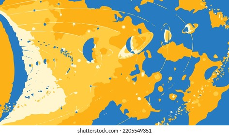 Abstract colorful geometric shapes background