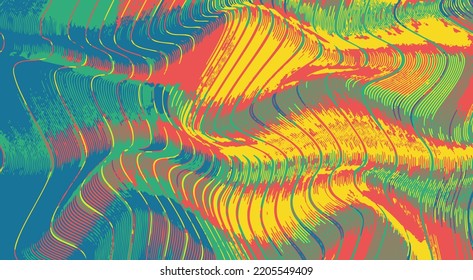 Abstract colorful geometric shapes background