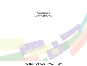 Resumen de fondo de formas geométricas coloreadas