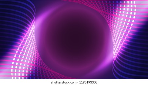 Abstract. Colorful geometric shapes glow light background. for layout, brochure,page, poster. Vector, illustration