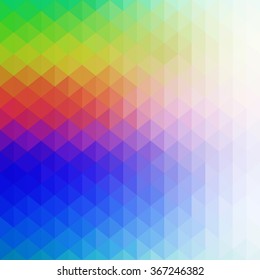 Abstract colorful geometric shapes gradient background with white tones