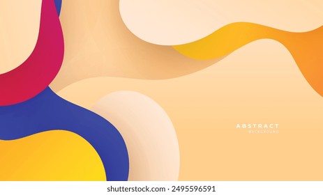 Abstract colorful geometric shapes geometric light 3d line shape with futuristic concept presentation background