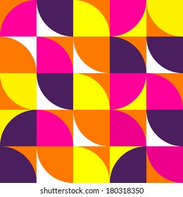 Abstract colorful geometric shapes pattern design wallpaper 