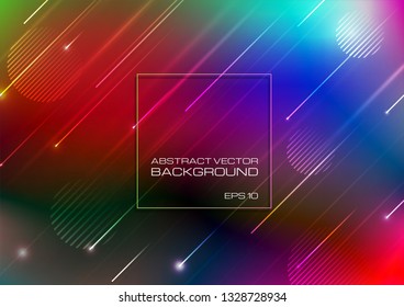 Abstract colorful with geometric shapes. Vector Eps10
