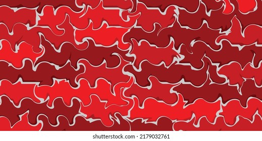 Abstrakte bunter geometrischer Formen, Vektorgrafik