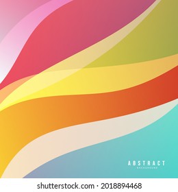 Abstract Colorful geometric square background ,Unique rainbow stripes, Modern background design for presentation and content online , illustration Vector EPS 10