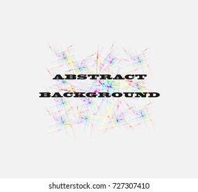 Abstract colorful geometric square element creative design concept on blue background and sample text,Vector illustration.