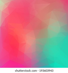 Abstract colorful geometric style background with soft pastel tones