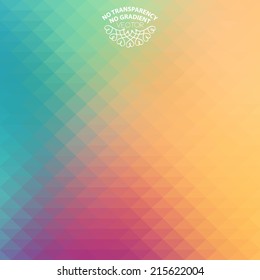Abstract colorful geometric style background with soft pastel tones