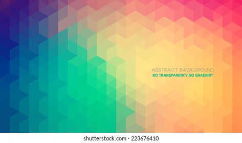 Abstract colorful geometric style background & banner with soft pastel tones