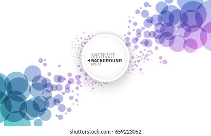 Abstract colorful geometric trancparency background. Vector illustration with place for text.