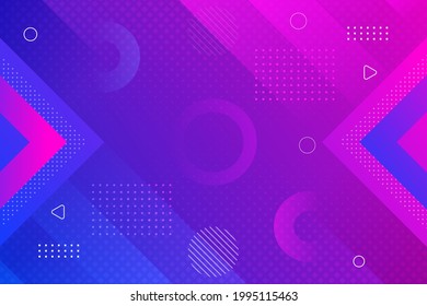 fondo abstracto del vector de degradado geométrico de moda, fondo geométrico abstracto para banner, afiche, volante, etc.