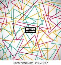 abstract colorful geometric triangles on the gray background. vector illustration eps10