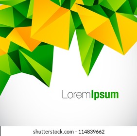Abstract colorful geometric vector background