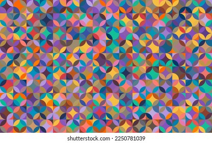 Abstract colorful geometric vector background