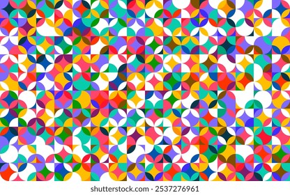 Abstractas fondo de Vector geométrico colorido