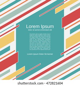 Abstract colorful geometric vector background