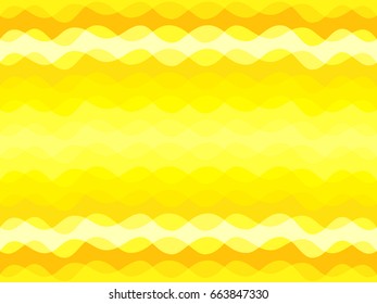 Abstract colorful geometric vector background design with horizontal curve lines, waves. Seamless striped pattern. Cover, brochure, banner or flier backdrop. Wavy fabric, ripple textile texture.