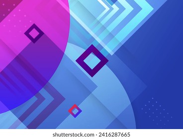 Abstract colorful geometric vector gradient background
