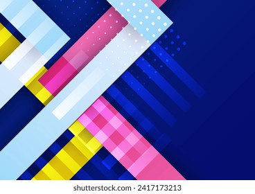 Abstract colorful geometric vector gradient background