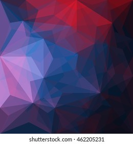 Abstract colorful geometrical background, Polygon style - Vector