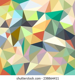 Abstract colorful geometrical background - Vector